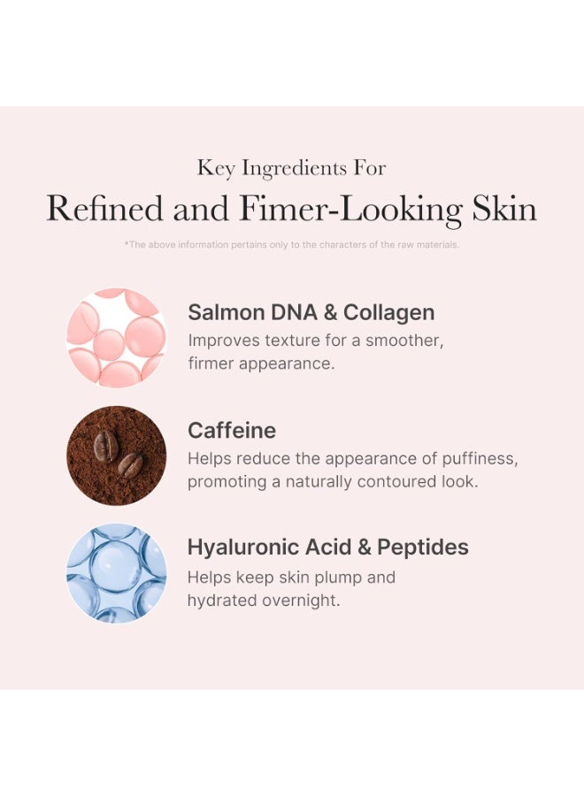 Medicube PDRN Caffeine Overnight Wrapping Peel Off Facial Mask | Firming, Depuffing & Hydration | Salmon DNA + Caffeine + Collagen For Refined, Glass Skin & Face Contour Support | Korean Skin Care - Image 4